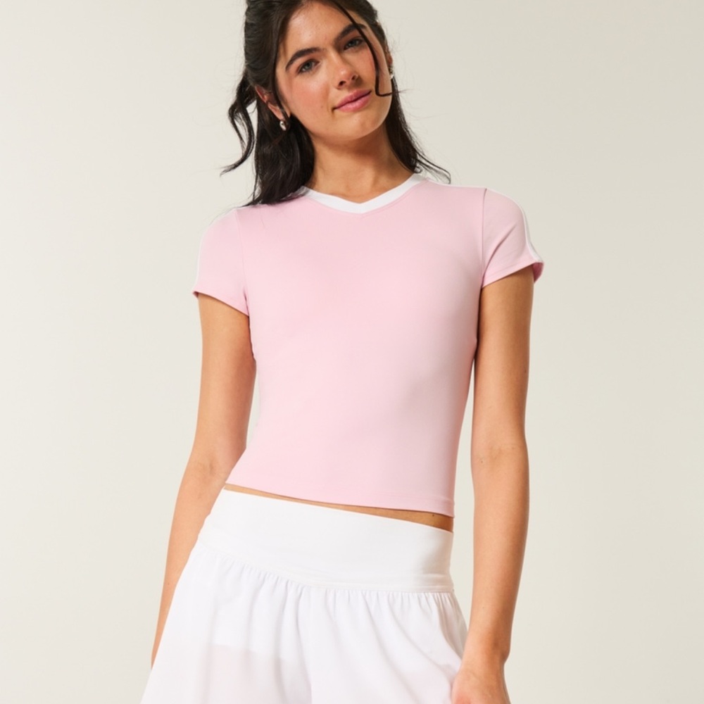 Hollister Pink Active Baby Tee
